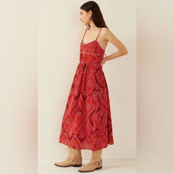 Alix of Bohemia Autumn Dress in Scarlett NWT $760 - Picture 2 of 9